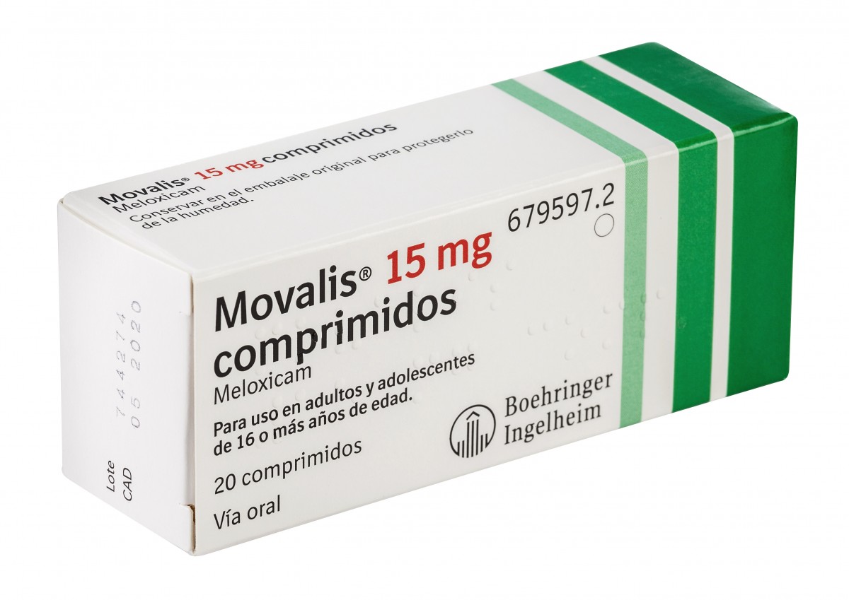 MOVALIS 15 mg COMPRIMIDOS , 500 comprimidos fotografía del envase.