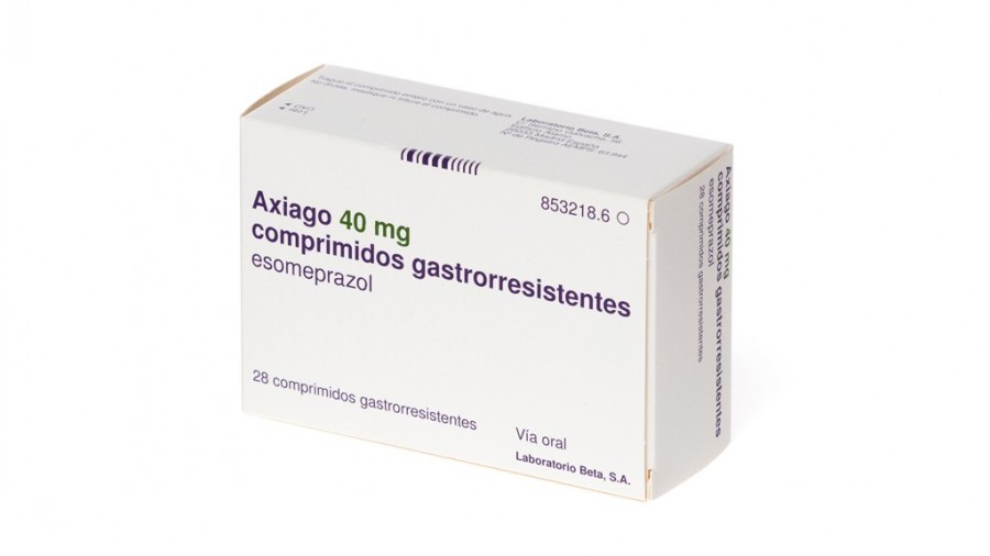 AXIAGO 40 mg COMPRIMIDOS GASTRORRESISTENTES , 28 comprimidos fotografía del envase.