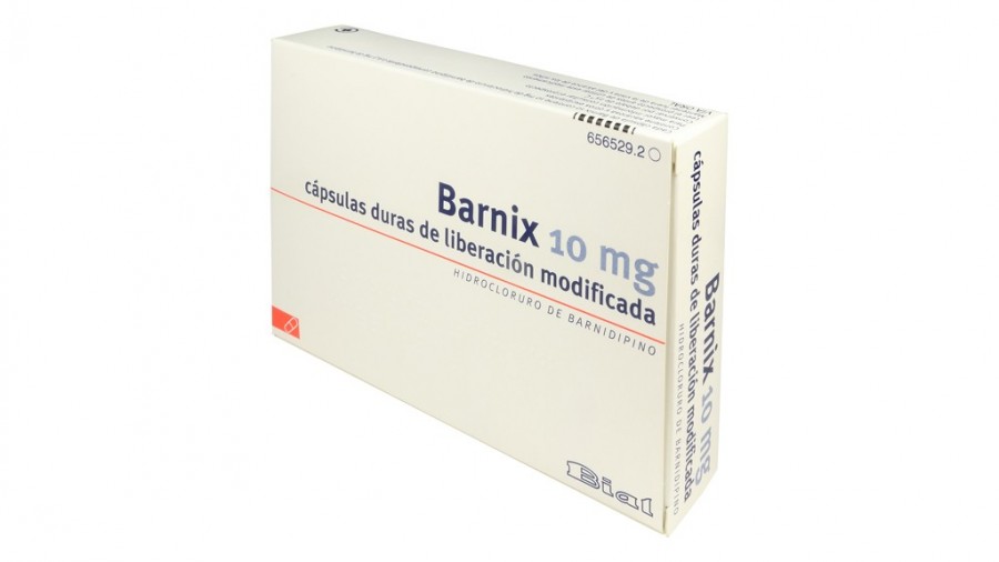 BARNIX 10 mg CAPSULAS DURAS DE LIBERACION MODIFICADA , 28 cápsulas fotografía del envase.