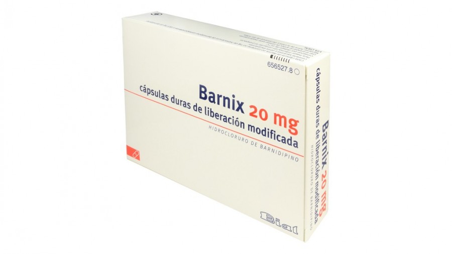 BARNIX 20 mg CAPSULAS DURAS DE LIBERACION MODIFICADA , 28 cápsulas fotografía del envase.