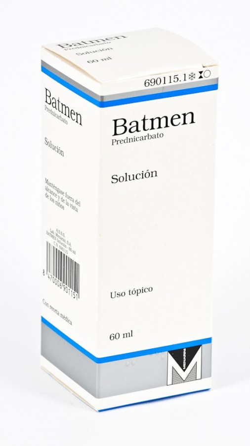 BATMEN SOLUCION, 1 frasco de 60 ml con aplicaddor fotografía del envase.