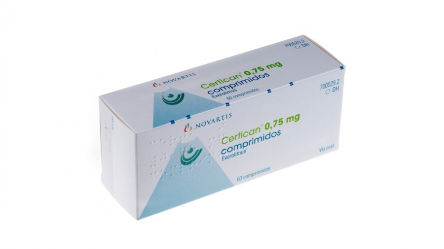 CERTICAN 0,75 mg COMPRIMIDOS , 60 comprimidos fotografía del envase.