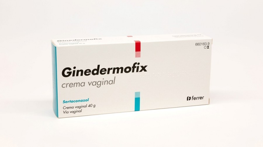 GINEDERMOFIX 2% CREMA VAGINAL, 1 tubo de 40 g fotografía del envase.