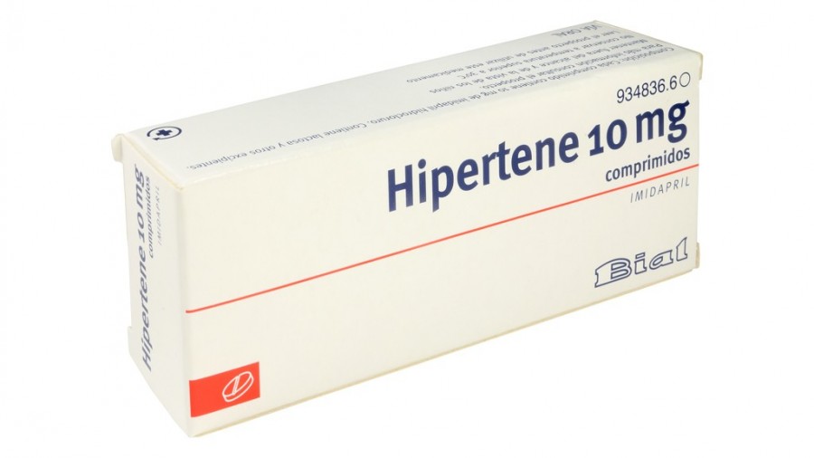 HIPERTENE 10 mg COMPRIMIDOS , 28 comprimidos fotografía del envase.