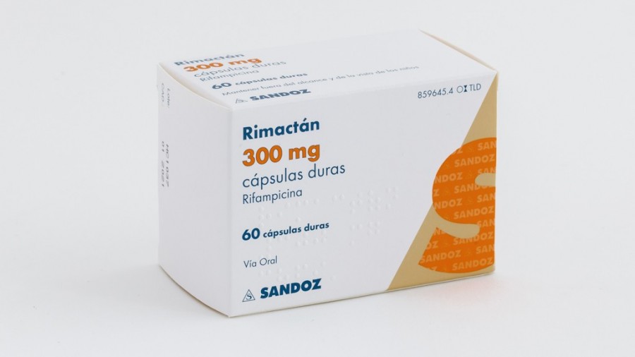 RIMACTAN 300 mg CAPSULAS DURAS , 10 cápsulas fotografía del envase.