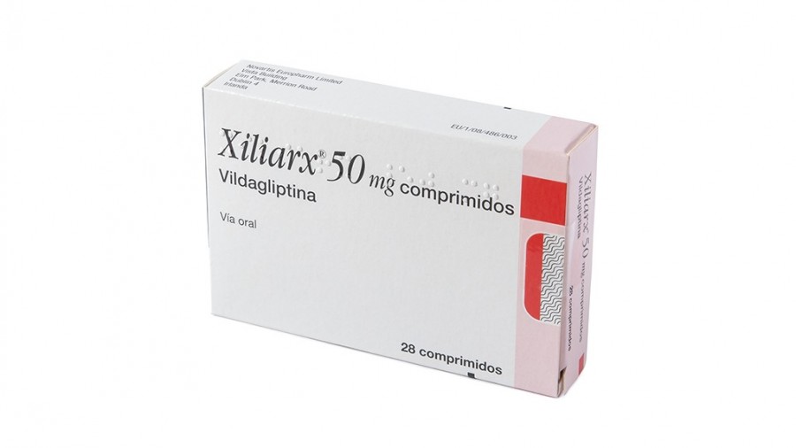 XILIARX 50 mg COMPRIMIDOS, 28 comprimidos fotografía del envase.