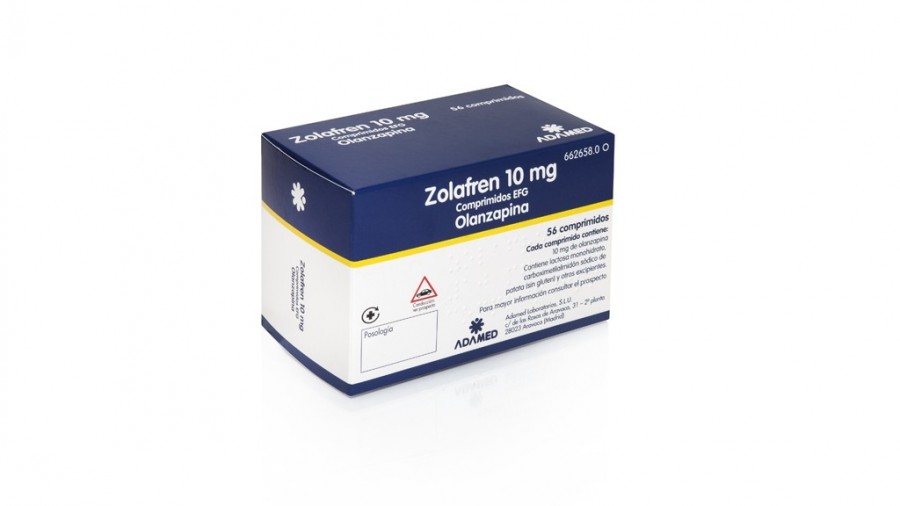 ZOLAFREN 10 mg COMPRIMIDOS EFG , 56 comprimidos fotografía del envase.
