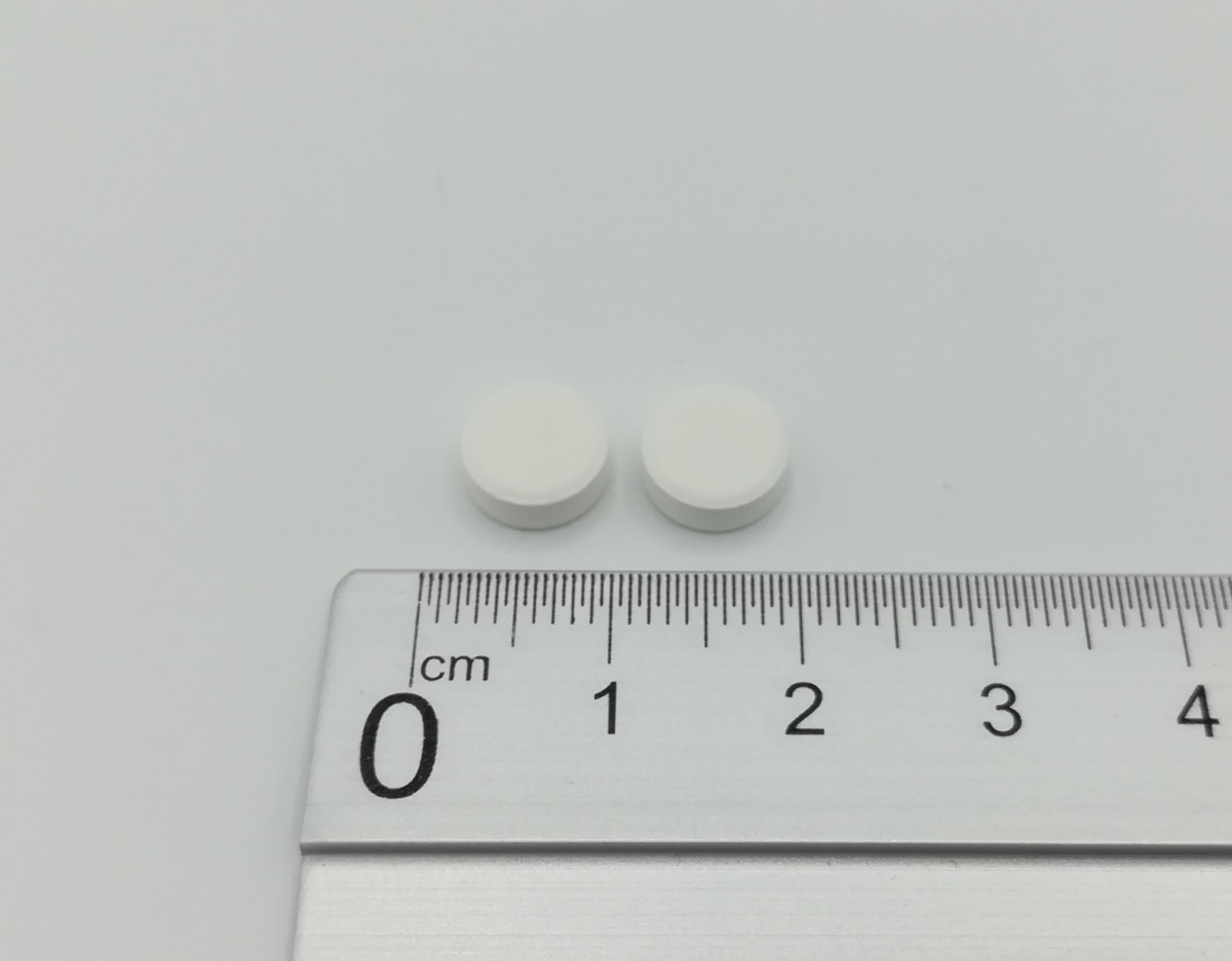 EBASTINA NORMON 10 MG COMPRIMIDOS BUCODISPERSABLES EFG, 20 comprimidos fotografía de la forma farmacéutica.