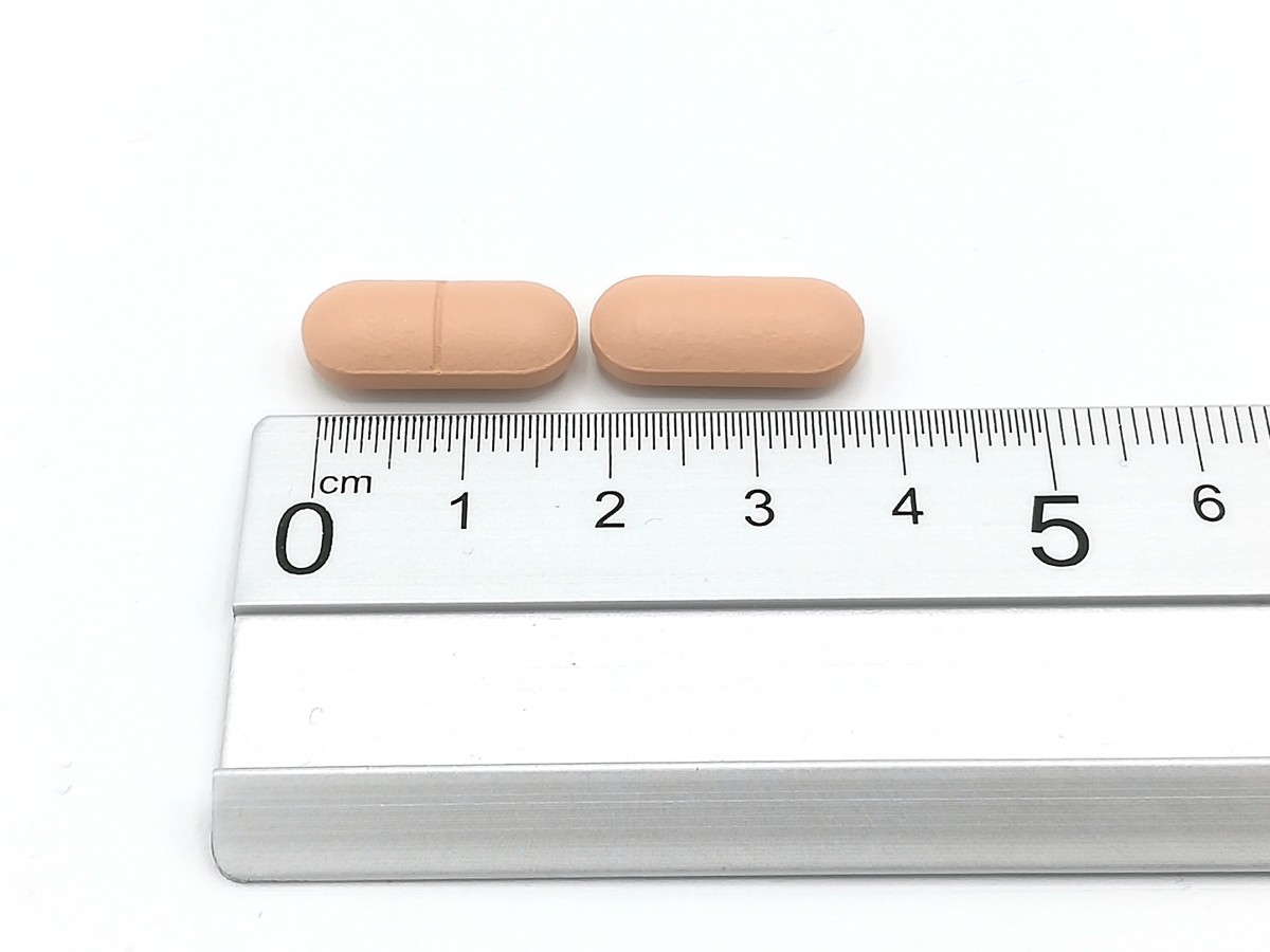 LEVOFLOXACINO NORMON 500 mg COMPRIMIDOS RECUBIERTOS CON PELICULA EFG, 200 comprimidos fotografía de la forma farmacéutica.