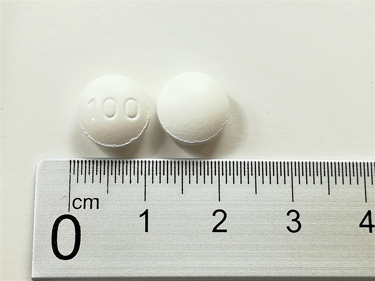 TRAMADOL RETARD NORMON 100 mg COMPRIMIDOS DE LIBERACION PROLONGADA EFG, 20 comprimidos fotografía de la forma farmacéutica.