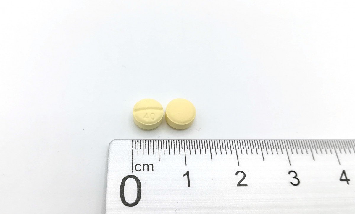 VALSARTAN NORMON 40 mg COMPRIMIDOS RECUBIERTOS CON PELICULA EFG , 14 comprimidos fotografía de la forma farmacéutica.