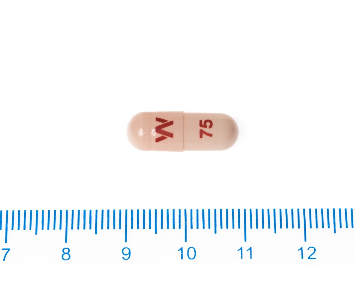 VANDRAL RETARD 75 mg CAPSULAS DURAS DE LIBERACION PROLONGADA, 30 cápsulas fotografía de la forma farmacéutica.