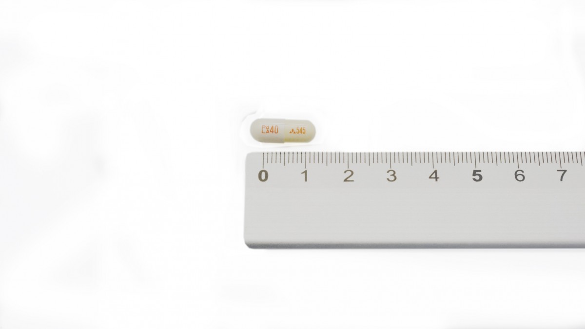 VASONASE RETARD 40 mg CÁPSULAS DURAS DE LIBERACIÓN MODIFICADA, 60 cápsulas fotografía de la forma farmacéutica.