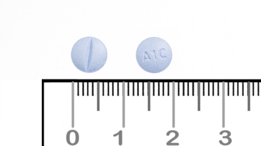 ALPRAZOLAM CINFA,1 mg COMPRIMIDOS EFG, 30 comprimidos fotografía de la forma farmacéutica.