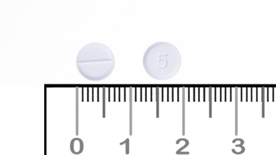 AMLODIPINO CINFA 5 mg COMPRIMIDOS EFG , 30 comprimidos fotografía de la forma farmacéutica.