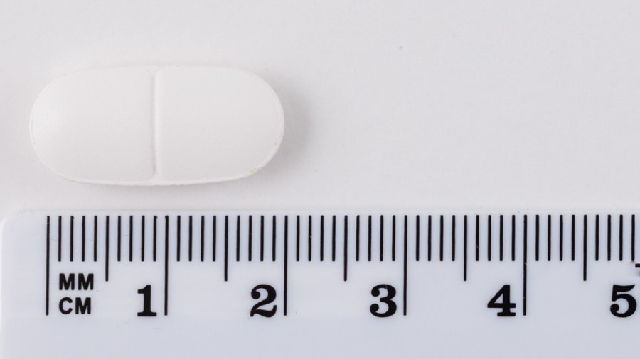 AMOXICILINA/ACIDO CLAVULANICO SANDOZ 500 mg/125 mg COMPRIMIDOS RECUBIERTOS CON PELICULA EFG, 24 comprimidos fotografía de la forma farmacéutica.