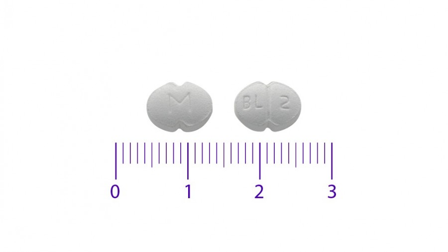 BISOPROLOL COR VIATRIS 2,5 MG COMPRIMIDOS RECUBIERTOS CON PELICULA EFG, 28 comprimidos fotografía de la forma farmacéutica.