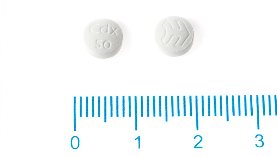 CASODEX 50 mg COMPRIMIDOS RECUBIERTOS CON PELICULA, 30 comprimidos fotografía de la forma farmacéutica.