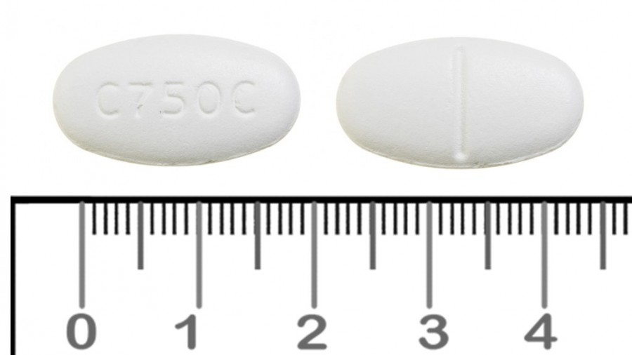 CIPROFLOXACINO CINFA 750 MG COMPRIMIDOS RECUBIERTOS EFG , 20 comprimidos fotografía de la forma farmacéutica.