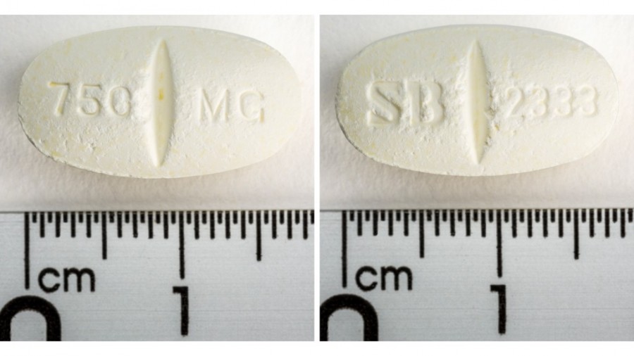 CLAMOXYL 750 mg COMPRIMIDOS DISPERSABLES , 12 comprimidos fotografía de la forma farmacéutica.
