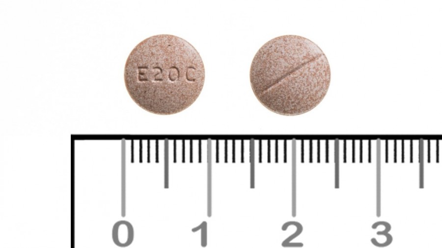 ENALAPRIL CINFA 20 mg COMPRIMIDOS EFG, 500 comprimidos fotografía de la forma farmacéutica.