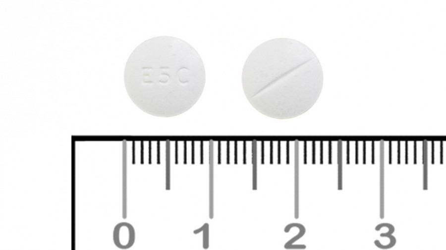 ENALAPRIL CINFA 5 mg COMPRIMIDOS EFG , 10 comprimidos fotografía de la forma farmacéutica.