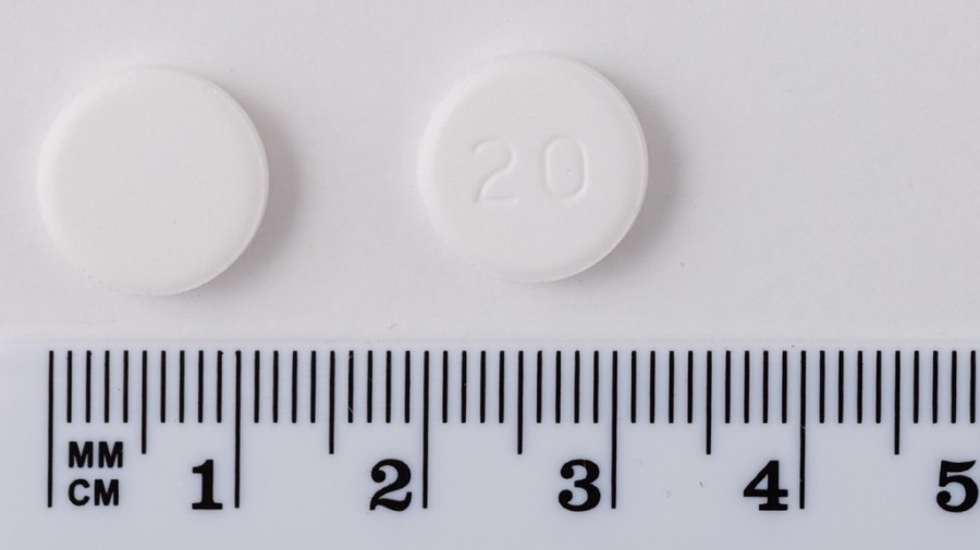ESCITALOPRAM SANDOZ 20 MG COMPRIMIDOS BUCODISPERSABLES EFG , 56 comprimidos fotografía de la forma farmacéutica.