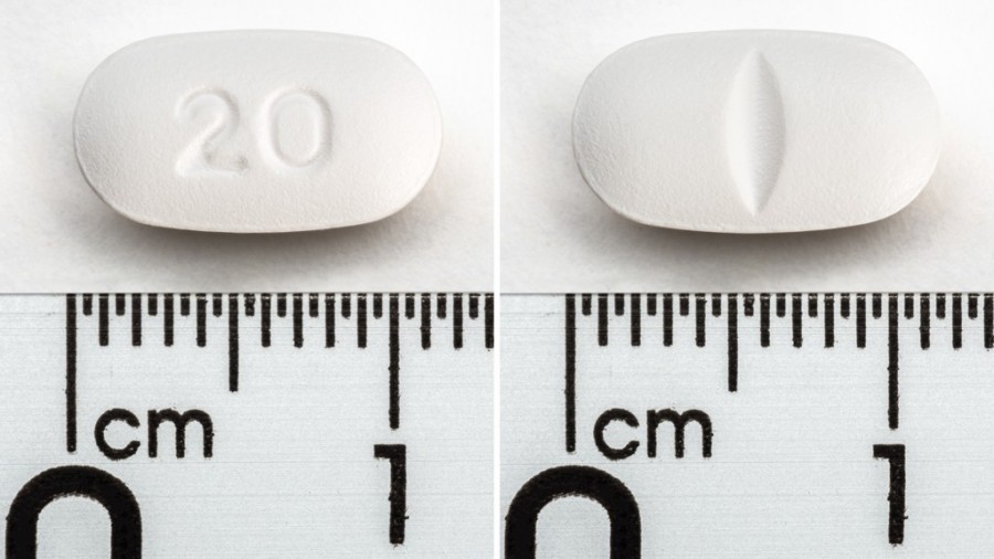 FROSINOR 20 mg COMPRIMIDOS RECUBIERTOS CON PELICULA , 28 comprimidos fotografía de la forma farmacéutica.
