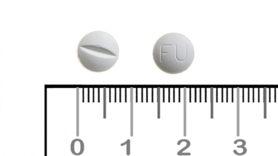 FUROSEMIDA CINFA 40 mg COMPRIMIDOS EFG, 10 comprimidos fotografía de la forma farmacéutica.