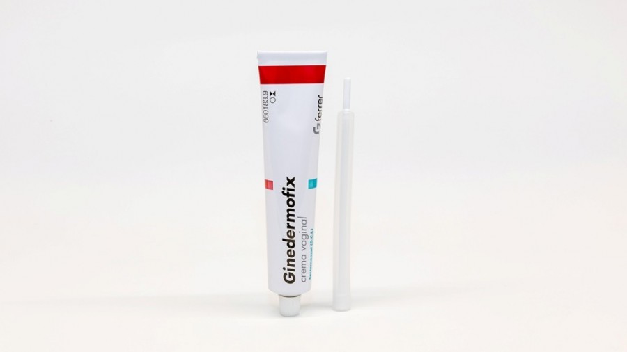 GINEDERMOFIX 2% CREMA VAGINAL, 1 tubo de 40 g fotografía de la forma farmacéutica.