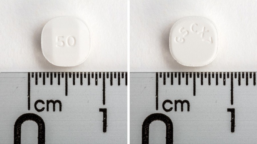 LAMICTAL 50 mg COMPRIMIDOS MASTICABLES/DISPERSABLES , 56 comprimidos fotografía de la forma farmacéutica.