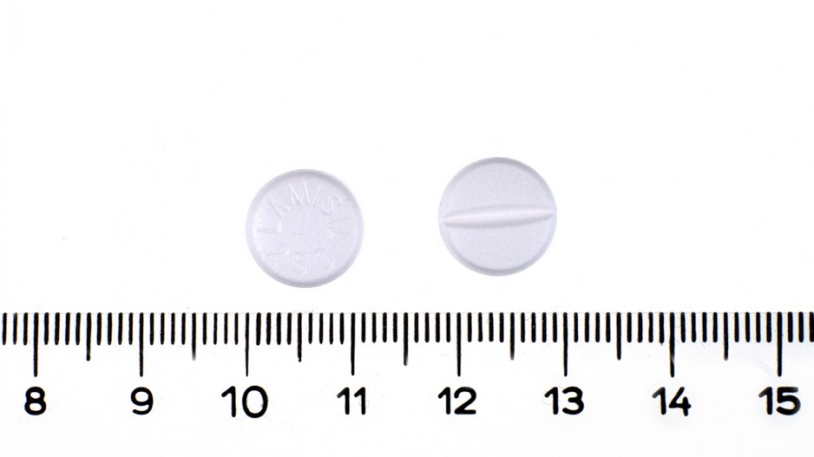LAMISIL 250 mg COMPRIMIDOS, 28 comprimidos fotografía de la forma farmacéutica.