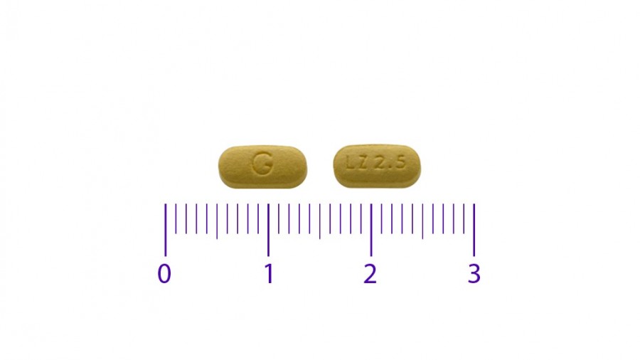 LETROZOL VIATRIS 2,5 COMPRIMIDOS RECUBIERTOS CON PELICULA EFG, 30 comprimidos fotografía de la forma farmacéutica.