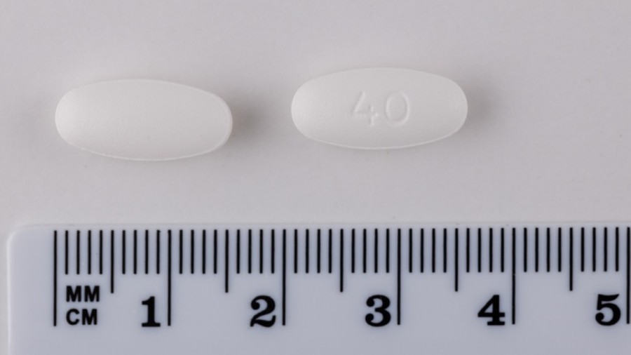 OLMESARTAN SANDOZ 40 mg COMPRIMIDOS RECUBIERTOS CON PELICULA EFG, 28 comprimidos fotografía de la forma farmacéutica.