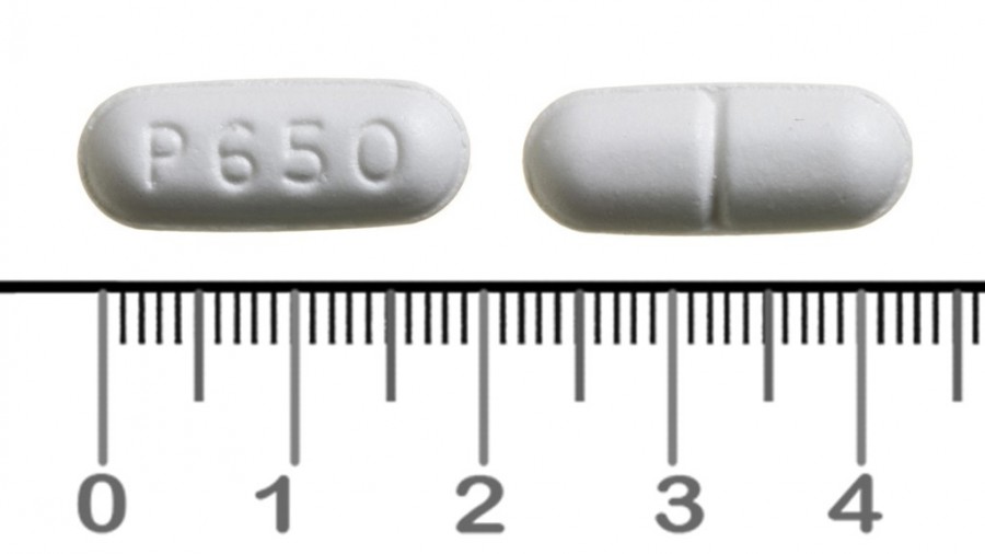 PARACETAMOL CINFA 650 mg COMPRIMIDOS RECUBIERTOS CON PELICULA EFG, 20 comprimidos fotografía de la forma farmacéutica.