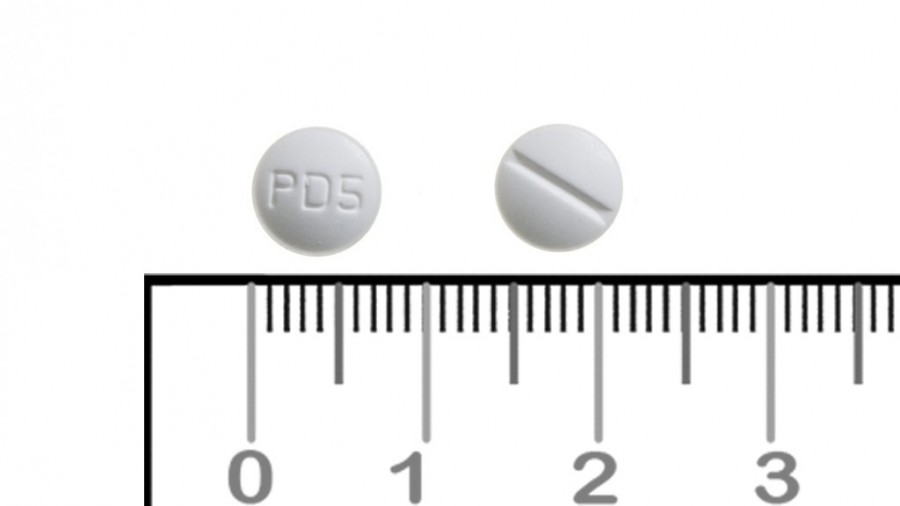PREDNISONA CINFA 5 mg COMPRIMIDOS EFG, 60 comprimidos fotografía de la forma farmacéutica.