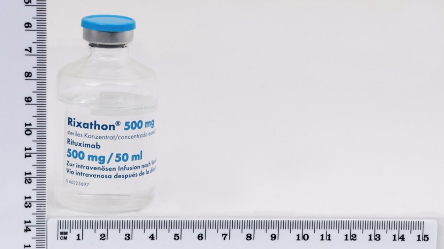 RIXATHON 500 MG CONCENTRADO PARA SOLUCION PARA PERFUSION, 1 vial de 50 ml fotografía de la forma farmacéutica.