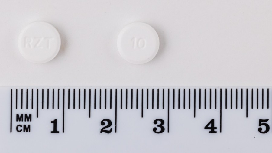 RIZATRIPTAN SANDOZ 10 mg COMPRIMIDOS BUCODISPERSABLES EFG , 6 comprimidos fotografía de la forma farmacéutica.