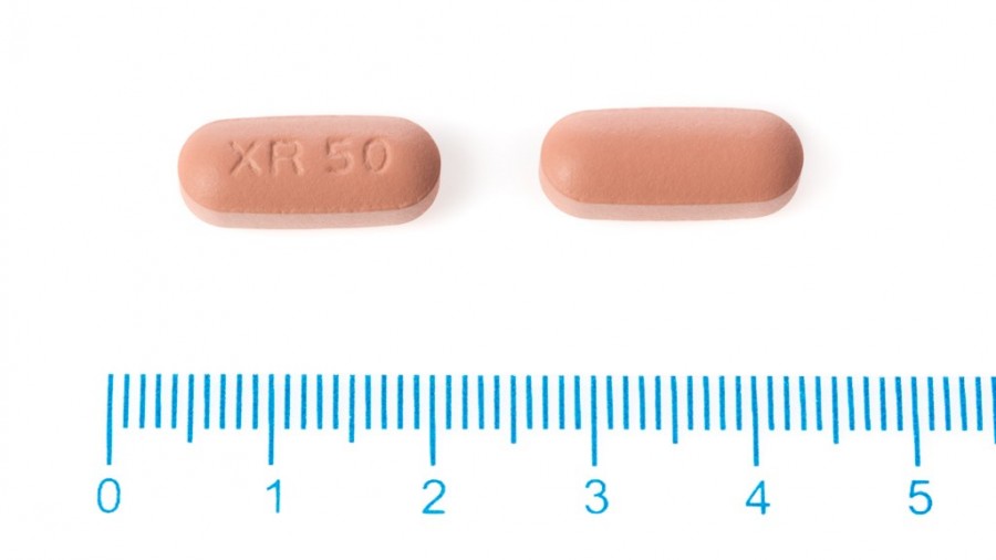 SEROQUEL PROLONG 50 mg COMPRIMIDOS DE LIBERACION PROLONGADA, 10 comprimidos fotografía de la forma farmacéutica.