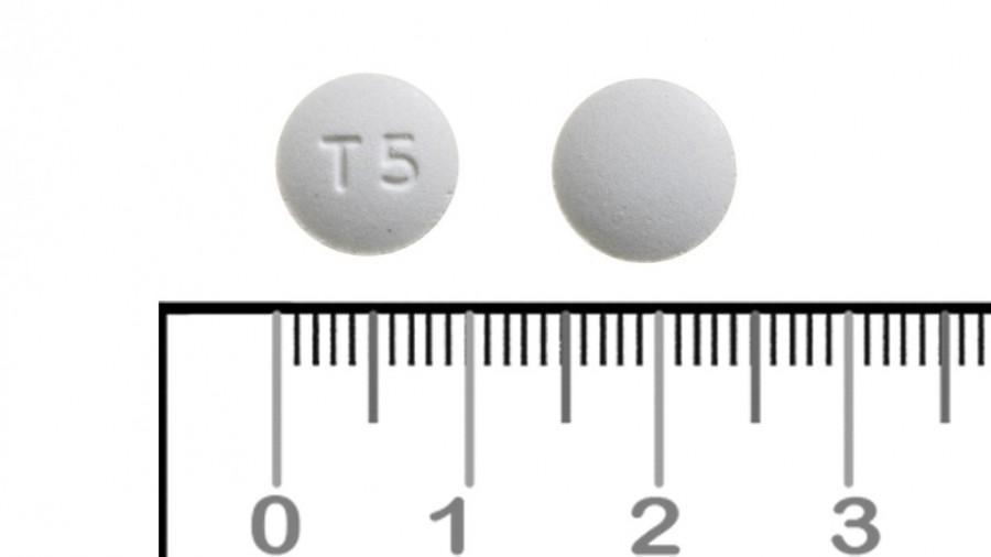 TERAZOSINA CINFA 5 mg COMPRIMIDOS EFG, 30 comprimidos fotografía de la forma farmacéutica.