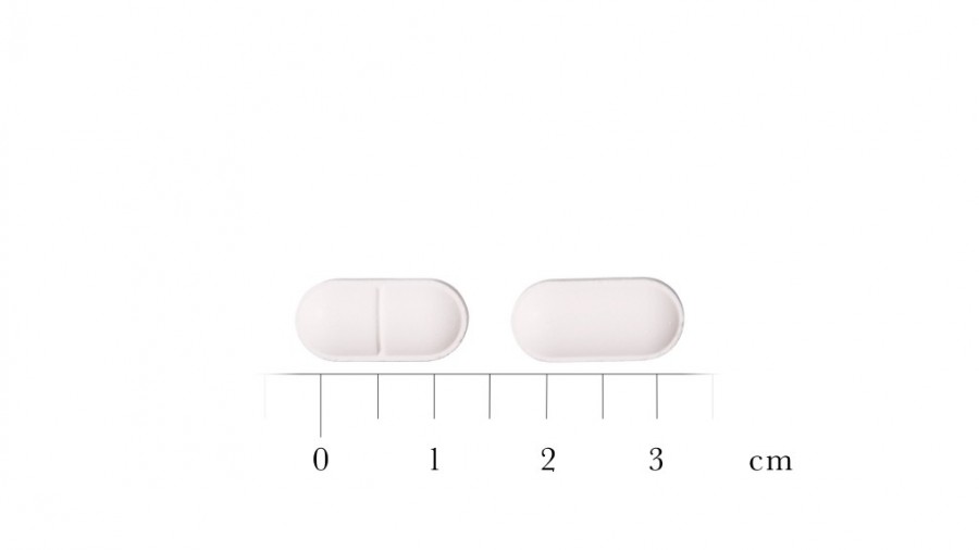TRAMADOL/PARACETAMOL STADA 75 mg/650 mg COMPRIMIDOS , 20 comprimidos (BLISTER) fotografía de la forma farmacéutica.