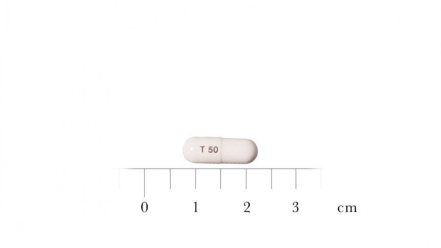 TRAMADOL STADA 50 mg CAPSULAS DURAS  EFG , 20 cápsulas fotografía de la forma farmacéutica.