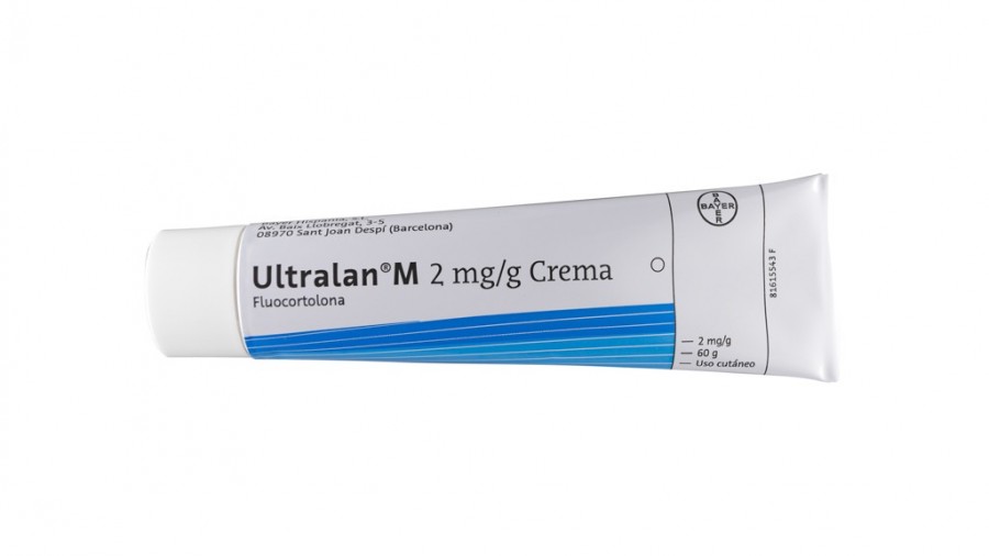 ULTRALAN M 2 mg/g CREMA, 1 tubo de 30 g fotografía de la forma farmacéutica.