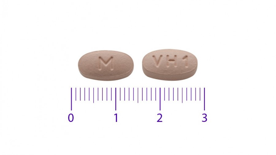 VALSARTAN HIDROCLOROTIAZIDA VIATRIS 80 MG/12.5 MG COMPRIMIDOS RECUBIERTOS CON PELICULA EFG, 28 comprimidos fotografía de la forma farmacéutica.