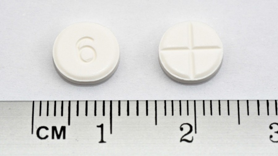 ZAMENE 6 mg COMPRIMIDOS, 20 comprimidos fotografía de la forma farmacéutica.