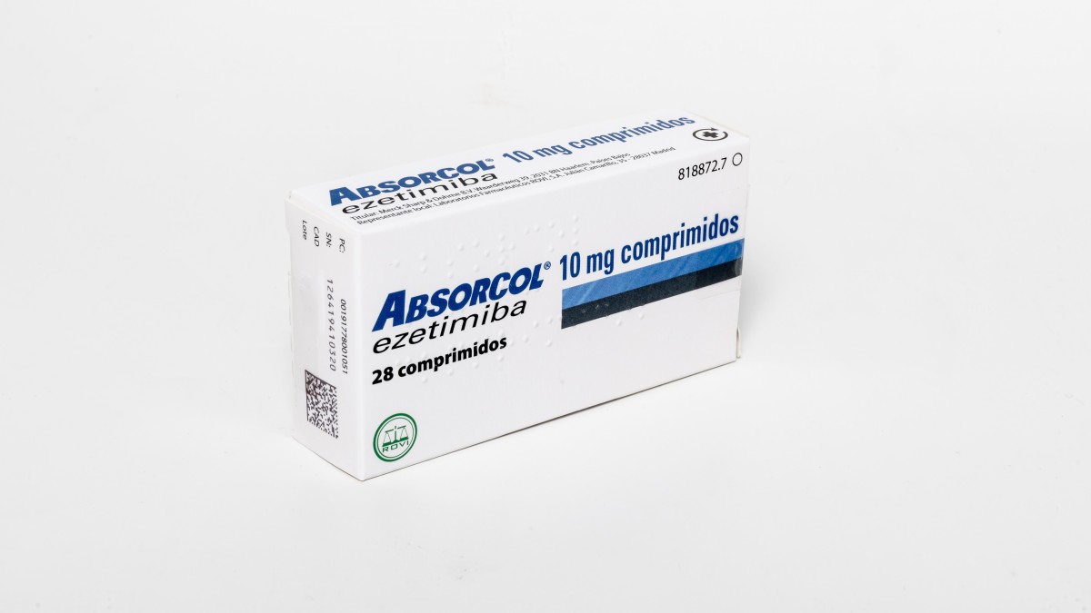 ABSORCOL 10 mg COMPRIMIDOS , 100 comprimidos fotografía del envase.
