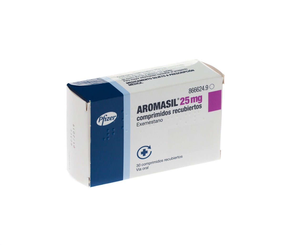 AROMASIL 25 mg COMPRIMIDOS RECUBIERTOS , 30 comprimidos fotografía del envase.