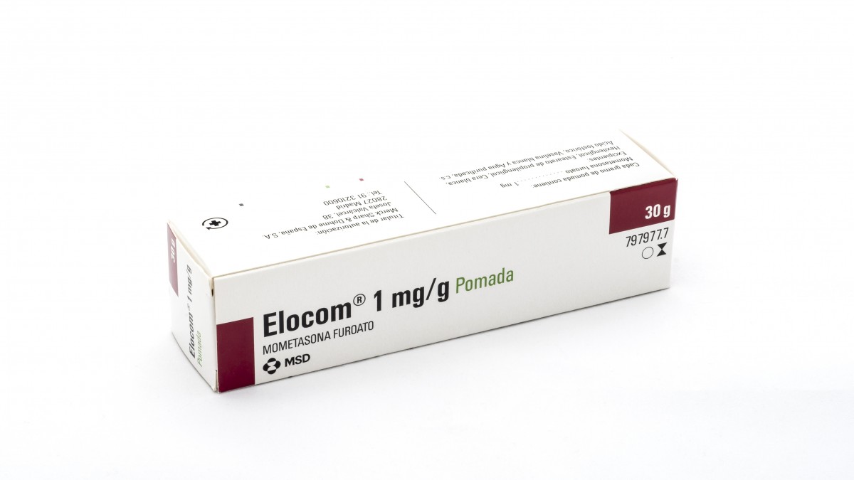 ELOCOM 1 mg/g POMADA, 1 tubo de 30 g fotografía del envase.