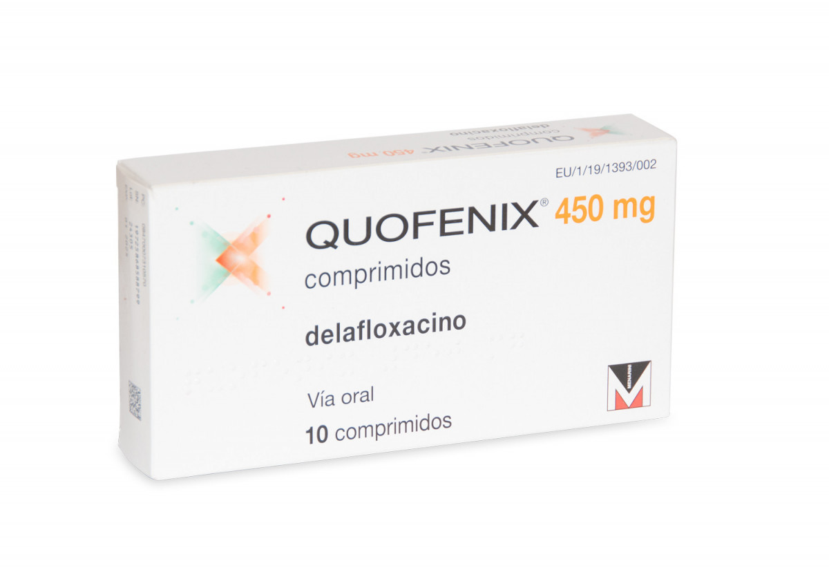 QUOFENIX 450 mg COMPRIMIDOS, 10 comprimidos fotografía del envase.