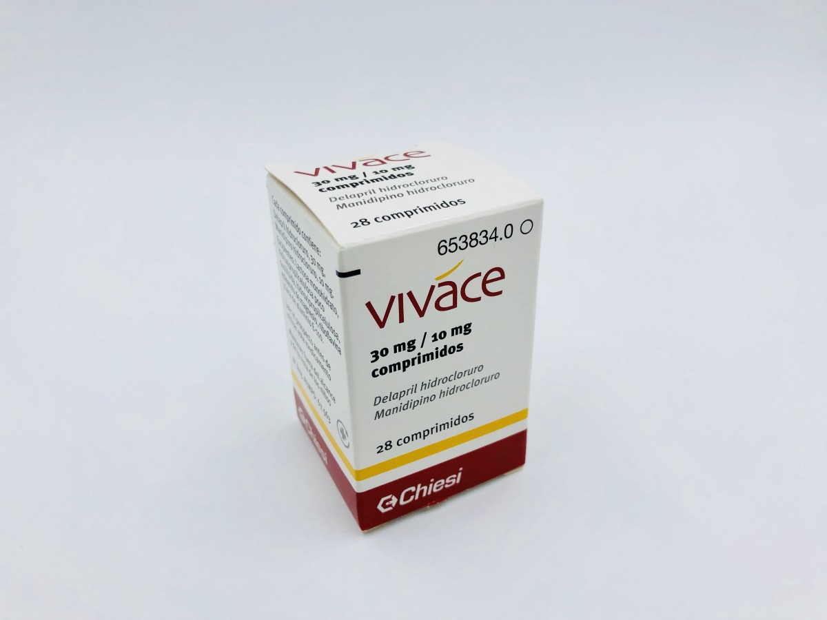 VIVACE 30 mg/10 mg COMPRIMIDOS , 28 comprimidos fotografía del envase.